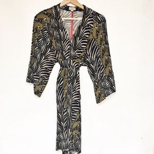 Banana Republic Issa London zebra dress